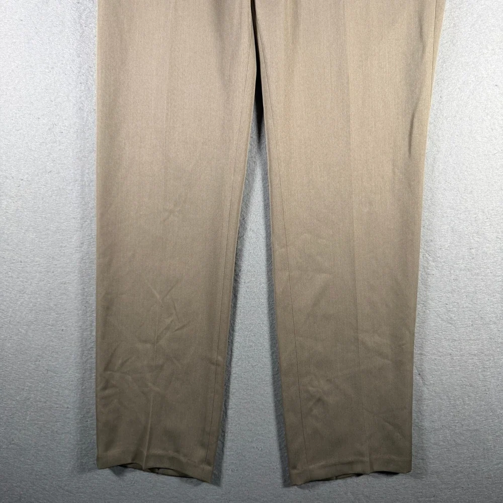 Reaction Kenneth Cole Men Slim Fit Dress Pants Oatmeal Heather 34x32 KD50146 NWT